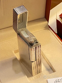 Accendino dupont argentato nuovo con scatola