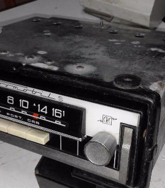Autoradio VOXMOBIL an 1965 con carrello originale