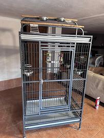 Gabbia per pappagallo di grandi dimensioni