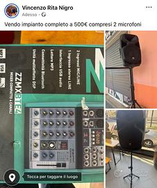 Impianto musicale