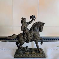 Scultura  antica in bronzo francese