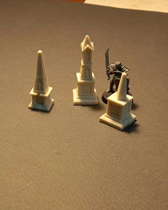 Elemento scenico  Gravestones "Mausoleum" 28/32mm