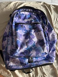 Set Invicta zaino + trolley scuola viola floreale