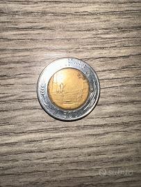Moneta 500 lire 1989 rara
