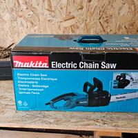 Motosega elettrica Makita nuova+kit baule 