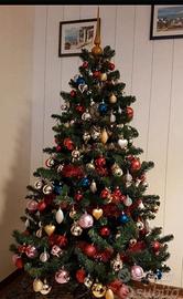 albero di natale più accessori 