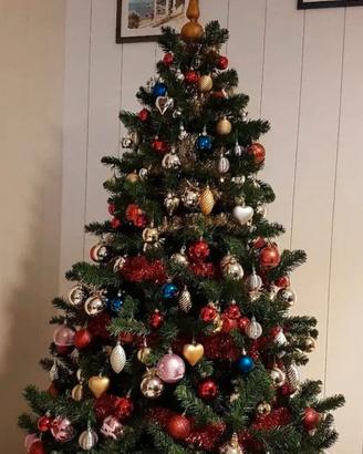 albero di natale più accessori 