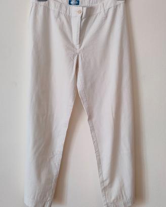 Pantaloni pinocchietto bianchi BLUMARINE 42