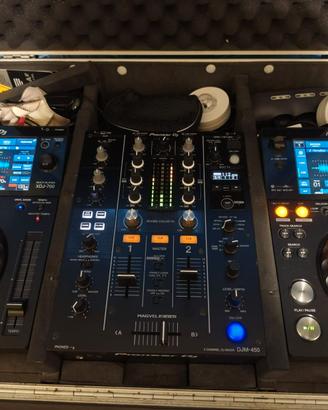 consolle dj Pioneer + casse RCF 712-a