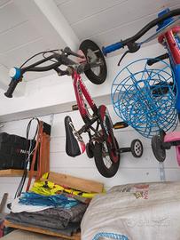 bicicletta bimbo con rotelle
