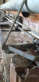 Pompa irrigazione ad albero cardano con ruote