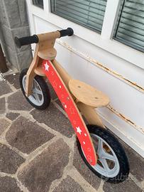 Bici legno a spinta
