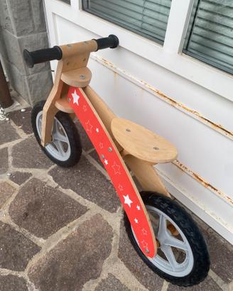 Bici legno a spinta