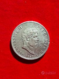 Piastra 120 grana 1852, Ferdinando II