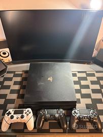 PS4 Pro 1TB (CUH-7216B) + 3 Controller + 3 Giochi