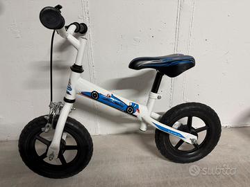 Balance bike bici evolutiva senza pedali bambini