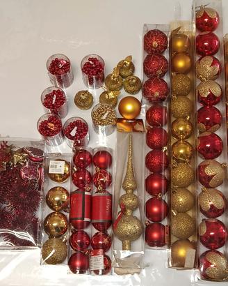 decorazioni albero natale e illuminazione 