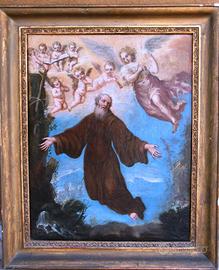 Quadro San Francesco di Paola scuola Napoletana