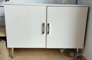 Mobile bianco due ante