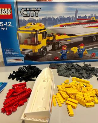 Set lego 4683 trasporto di motoscafi city