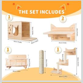 Mensole da Parete per Gatti