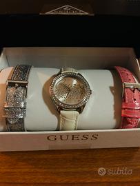 Orologio Guess + cinturini in pelle