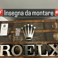 ROLEX INSEGNA DISPLAY STAND RETRO ILLUMINATA