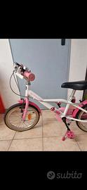 Bici Bambina 4-6 anni BTwin Decathlon 16 pollici.