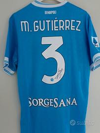 Maglia napoli Gutierrez autografata