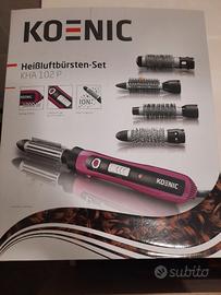 Piastra per capelli con spazzole