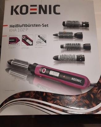Piastra per capelli con spazzole