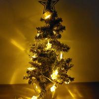 albero di natale con luci 60cm