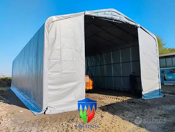 Agritunnel gamba dritta 8 x 20 x4/5,25 mt. pvc 650