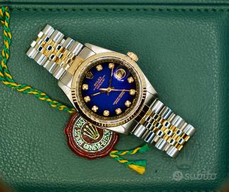 Rolex Datejust Ref. 16013 Blue Diamond Dial