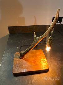 Lampada corno di cervo