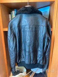 Giubbotto di pelle vera speedmaster OMEGA