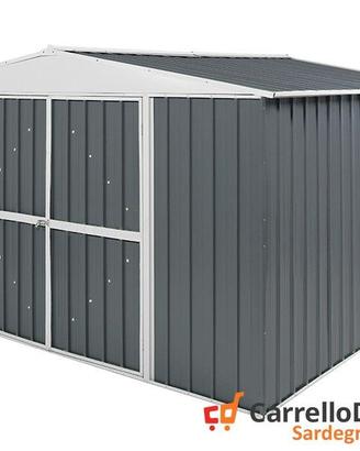 Box in Acciaio da giardino 360x345 grigio scuro