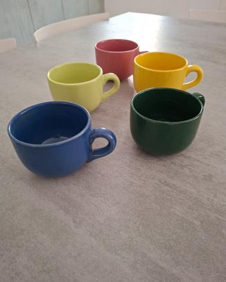 TAZZE PER COLAZIONE COLORATE 