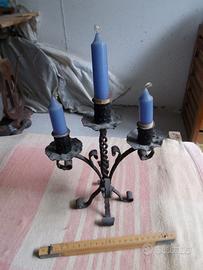 Candelabro per tre candele