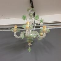 lampadario in vetro di murano 