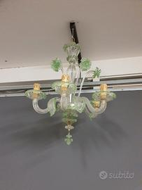 lampadario in vetro di murano 