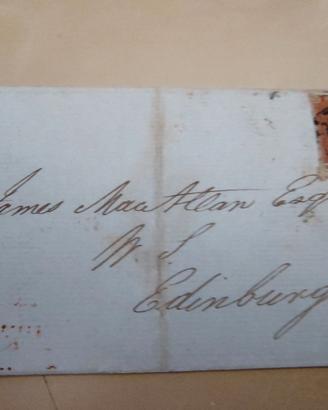Piego di Lettera 1844 Gran Bretagna - Penny Red +