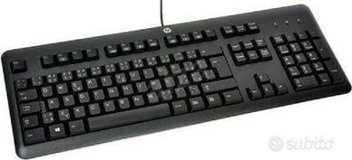 HP Keyboard Tastiera nera USB Business Keyboard It