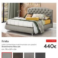 Letto contenitore matrimoniale