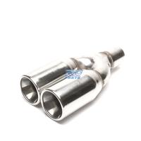 TERMINALE SCARICO DOPPIO TONDO GRANDE IN ACCIAIO I