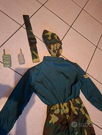 vestito carnevale  militare anni 5/7