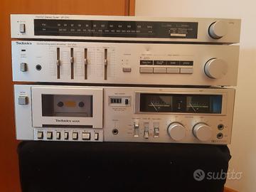IMPIANTO STEREO TECHNICS TUNER AMPLIFICATORE