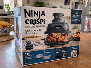 Ninja CRISPi friggitrice ad aria vetro FN101EUGY 