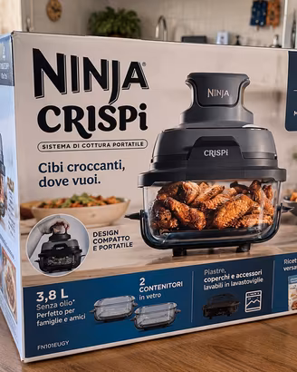 Ninja CRISPi friggitrice ad aria vetro FN101EUGY 