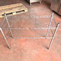 scaffale in acciaio cromato usato